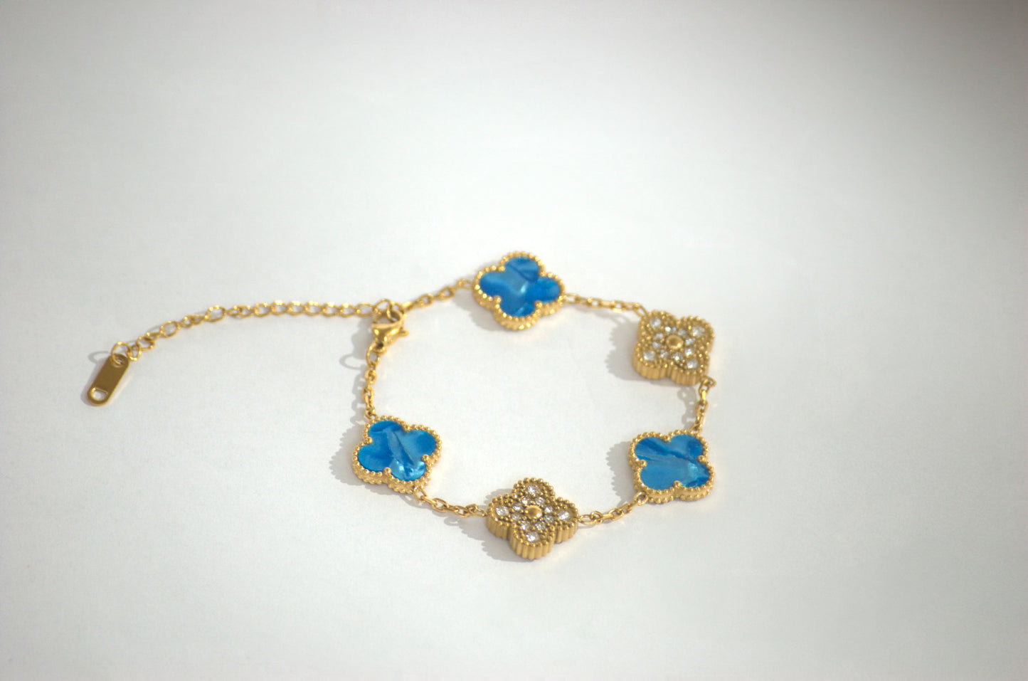 Blue Clover bracelet