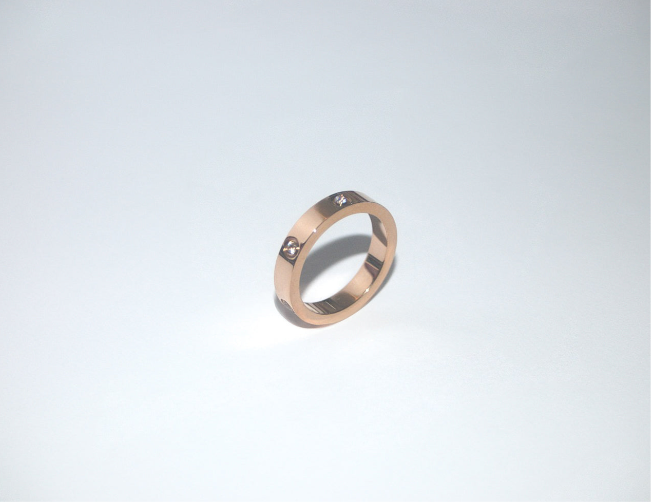 Roségold Diamond ring