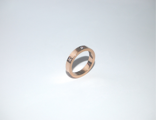 Roségold Diamond ring