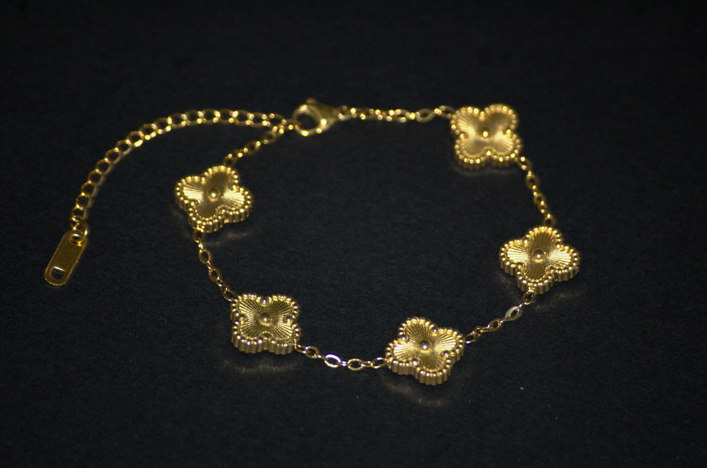 Gold Clover Bracelet